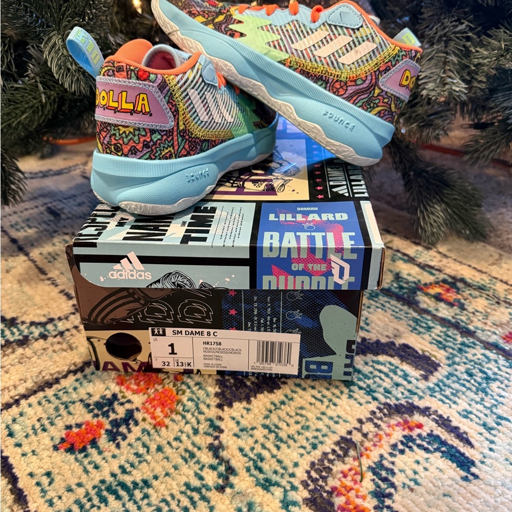 Adidas Dame 8 Multicolor Sneakers
